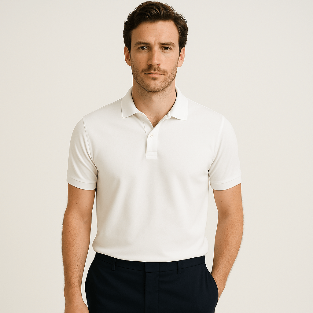 Kit 2 Polos Piquet Algodão Pima